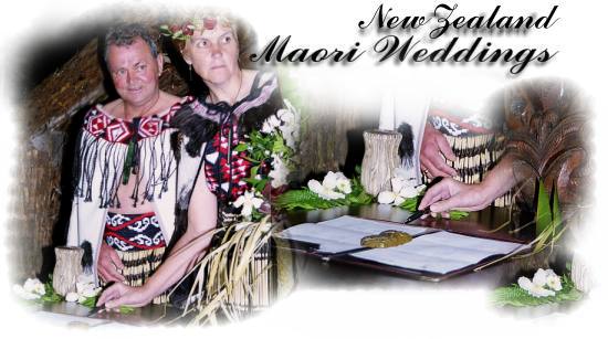 Signing of Marriage Certificate at Tamaki Maori Village Rotorua